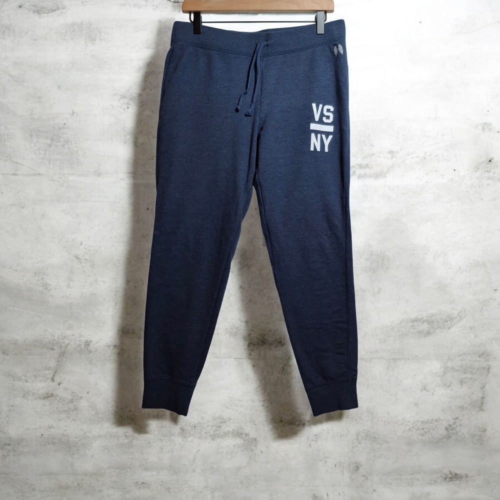 Victoria's Secret Woman's Navy Sweatpants - Size M, Active, Lounge, Workout, Gym